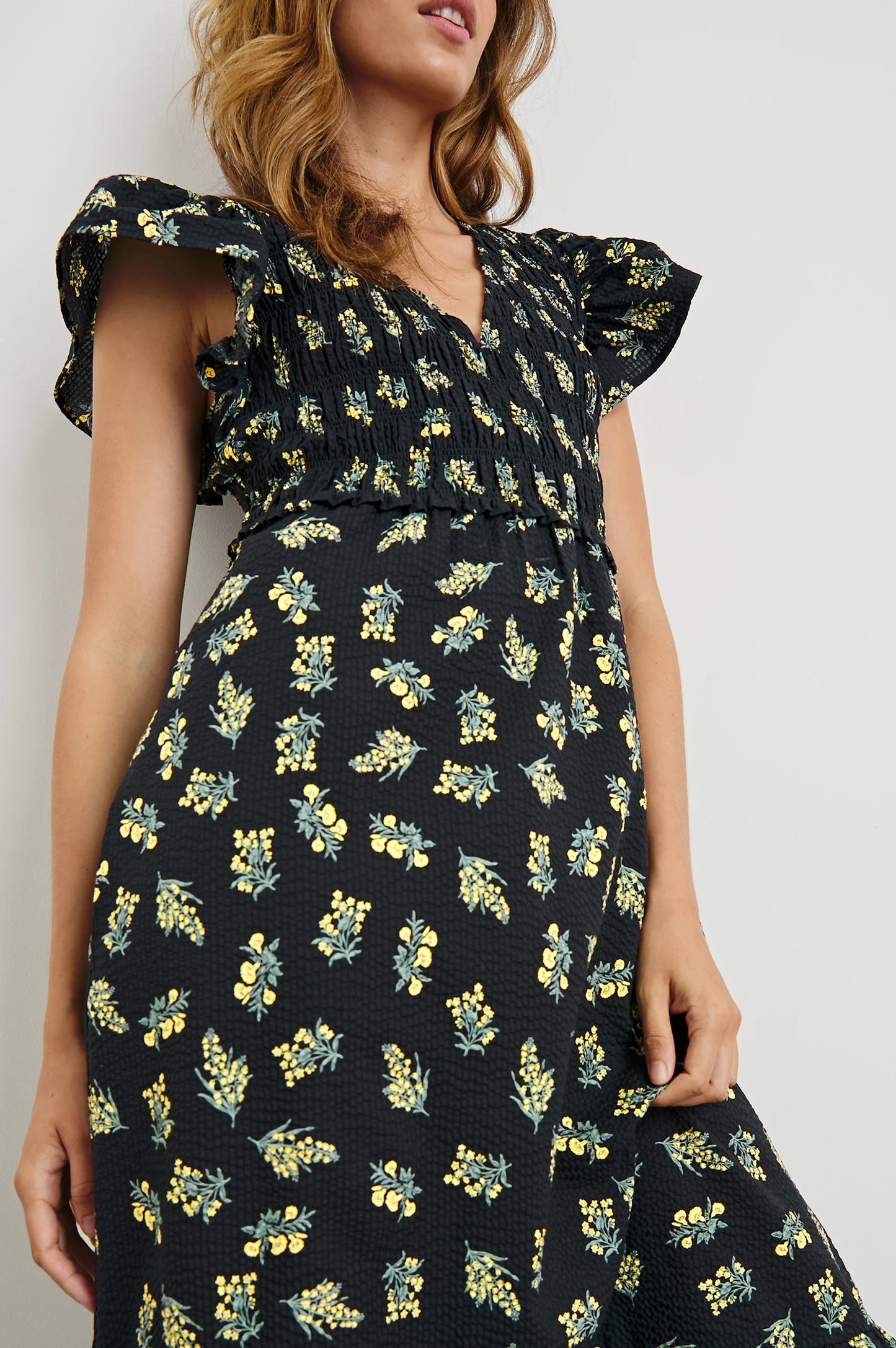 Clementine Dress Dark Amaryllis