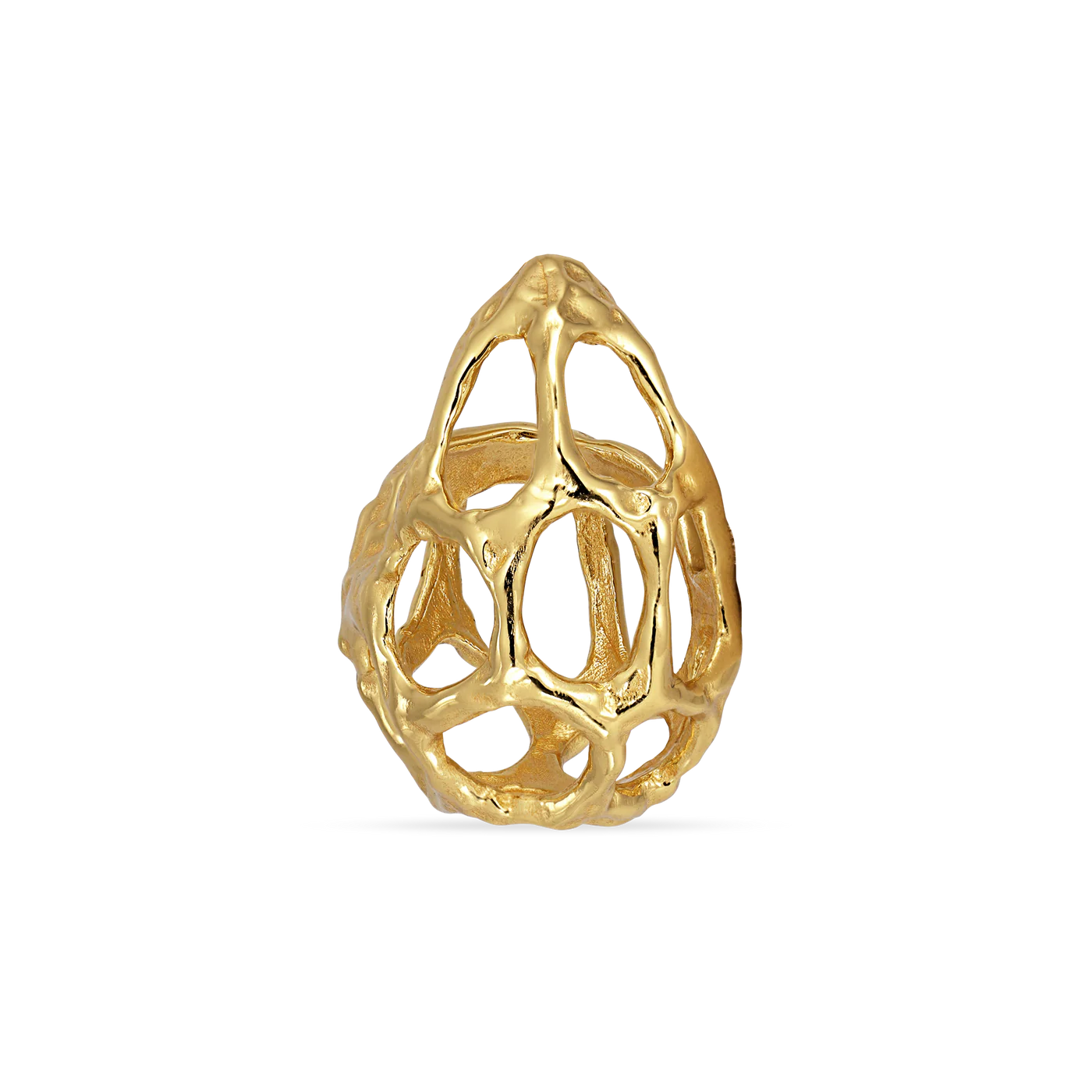 Chunky Space Earring Gold