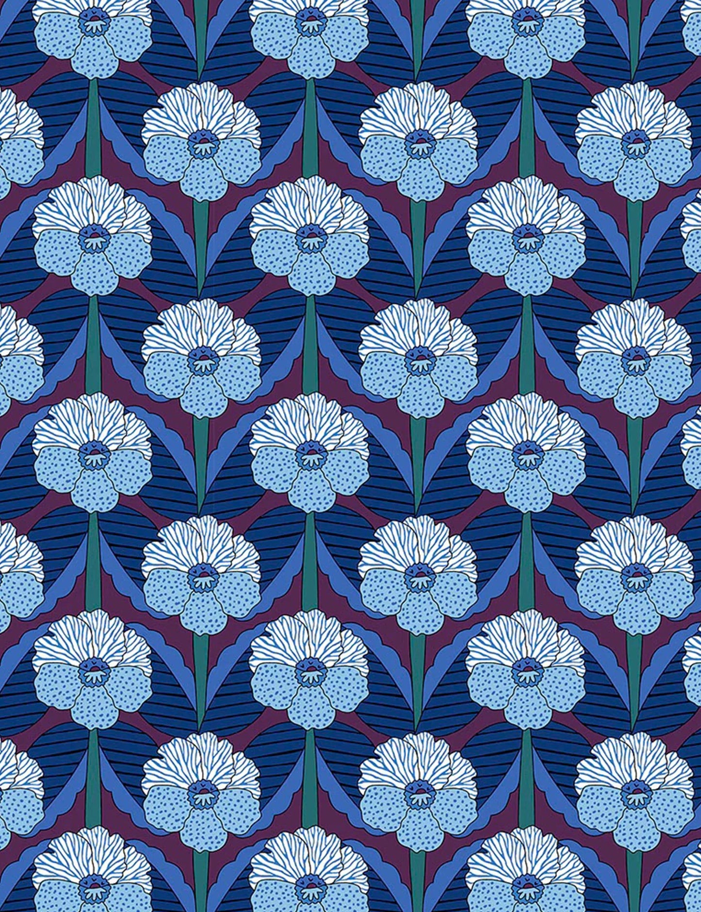 Annabella Shirt Chevron Blue