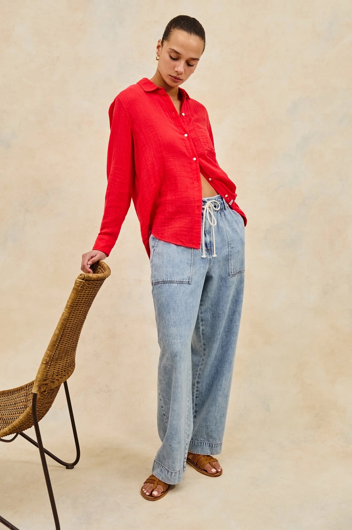 Ellis Shirt Cherry