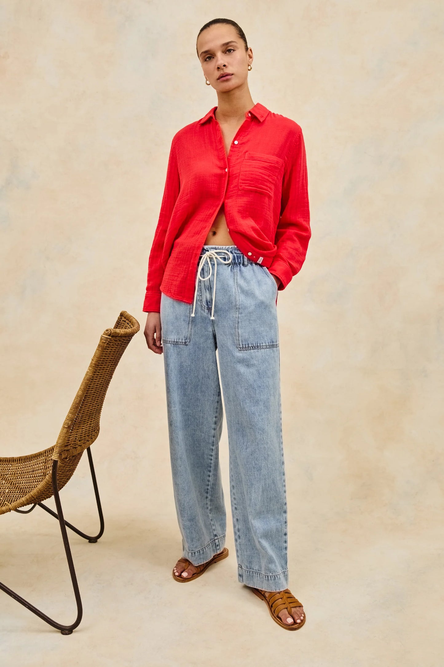 Ellis Shirt Cherry