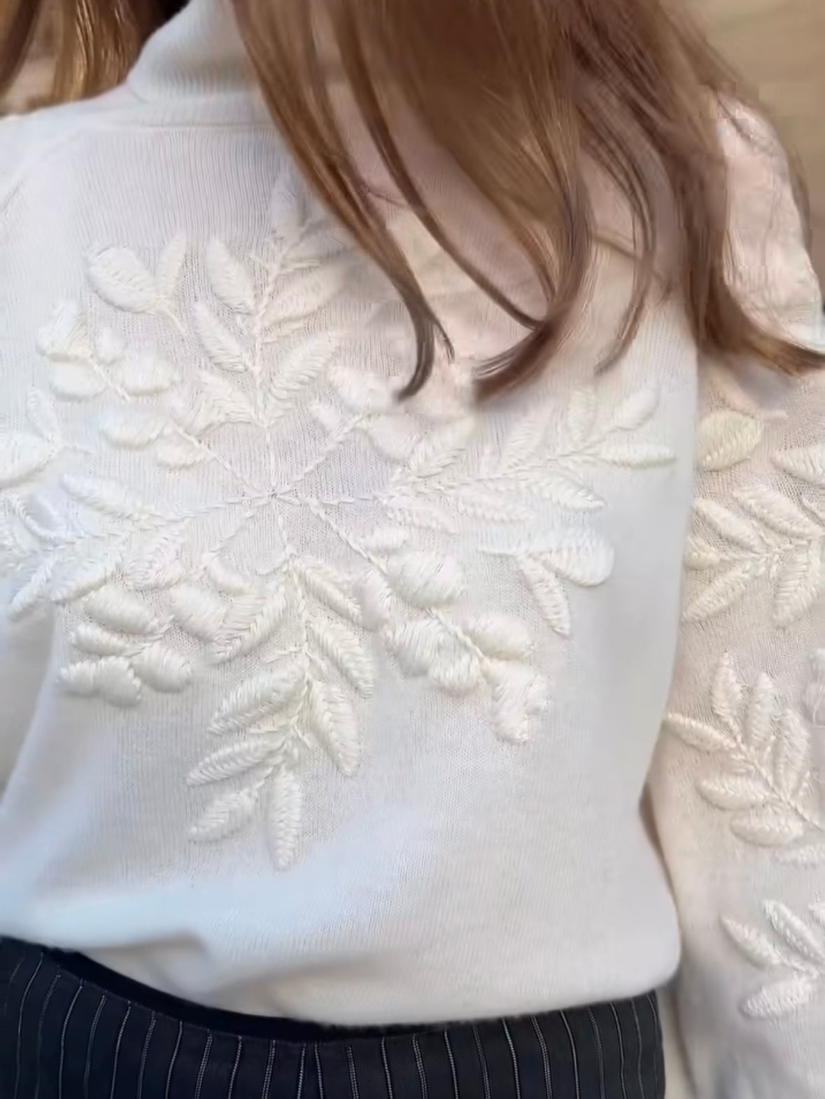 Laurie Wool Sweater White
