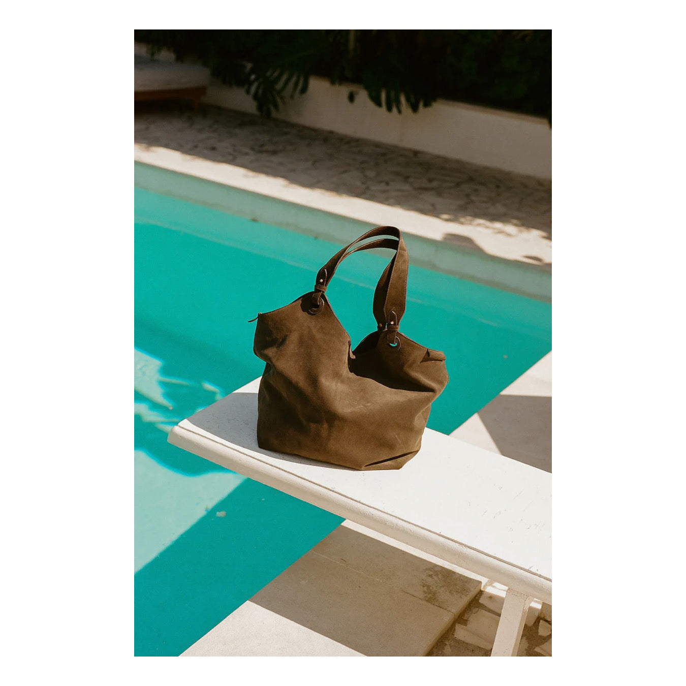 Soho Shoulder Bag Umber Suede