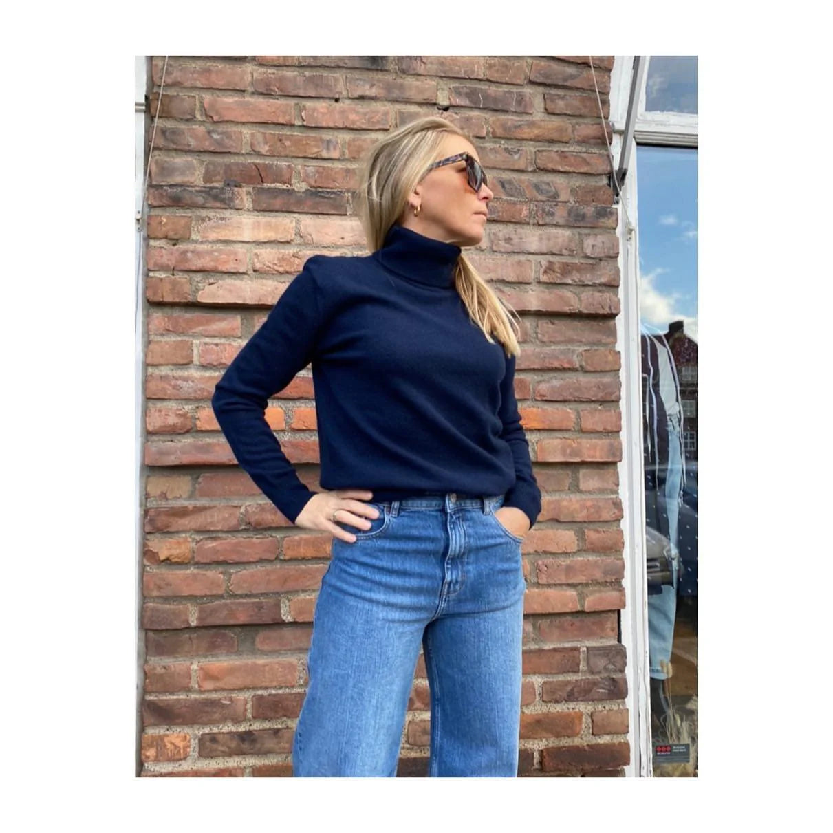 Pola Turtleneck Marine