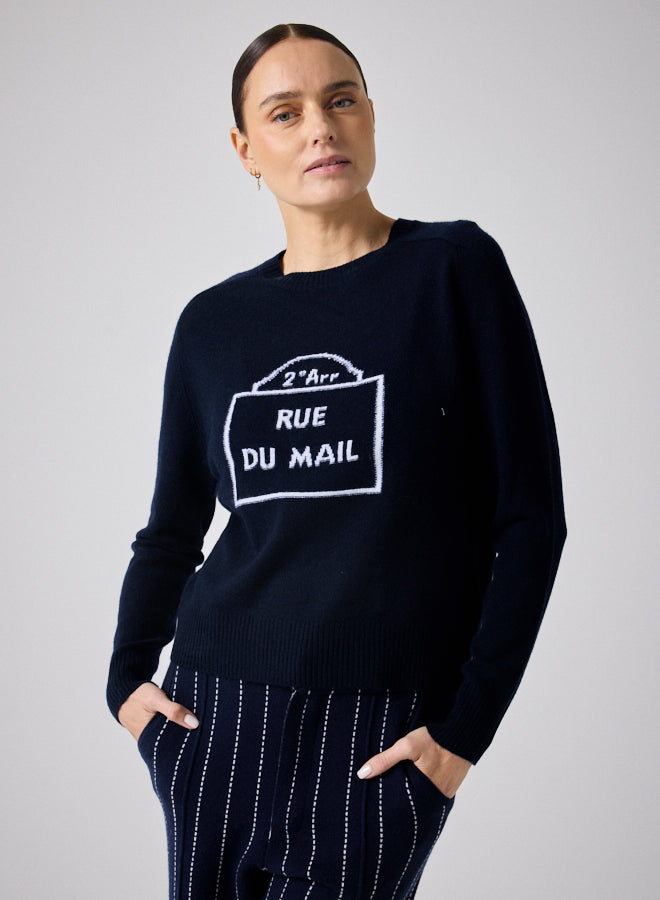 Lottie Cashmere Sweater Marine