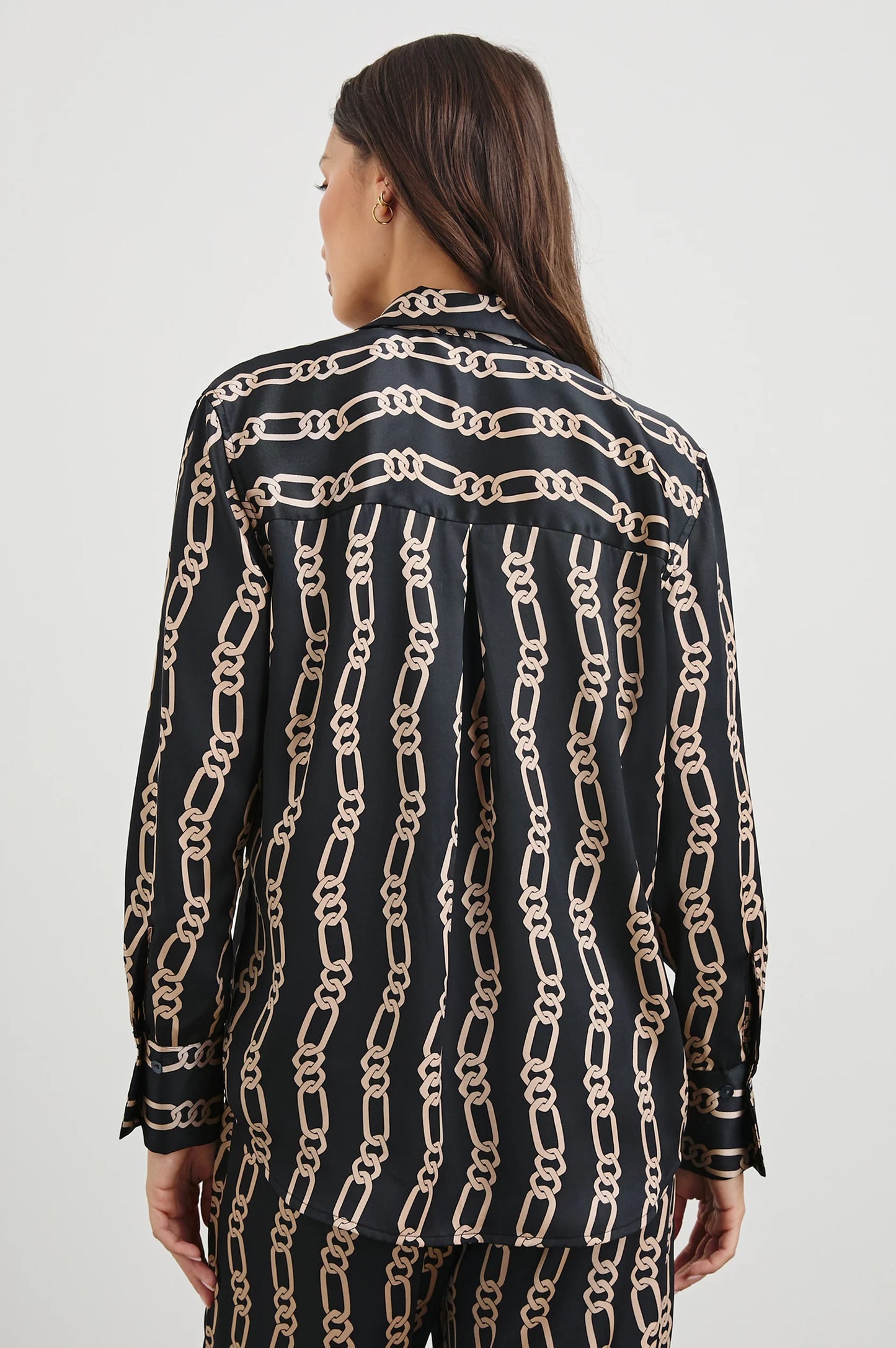 Ledger Blouse Black Gold Link