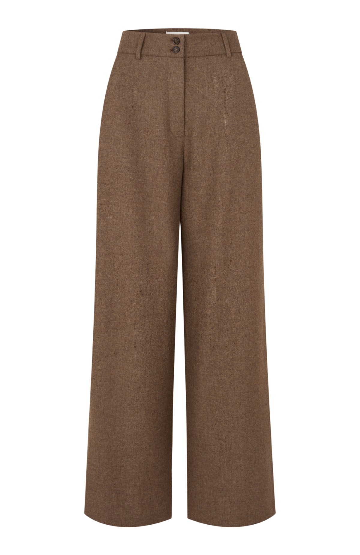 Laura Pants Roasted Oak Herringbone