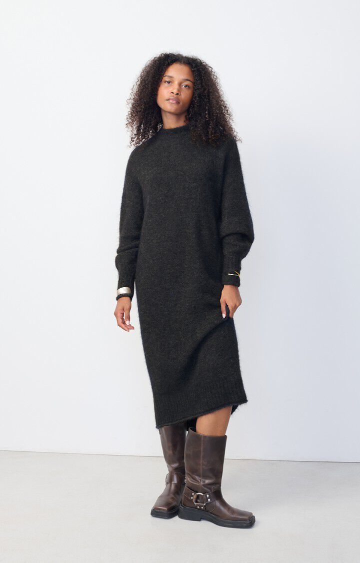 Nuny Dress Charcoal Melange