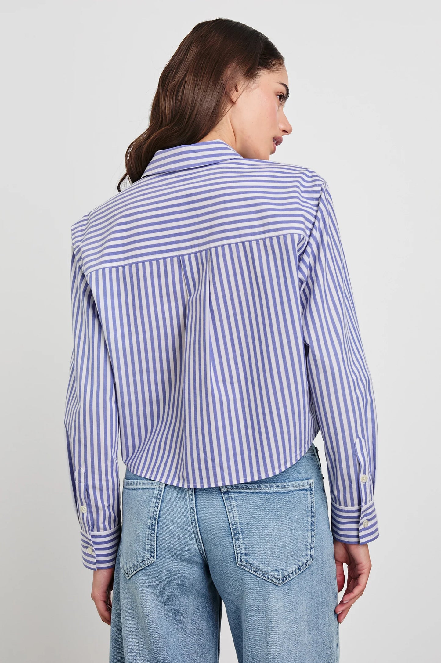 Ramy Shirt Mariner White Stripe