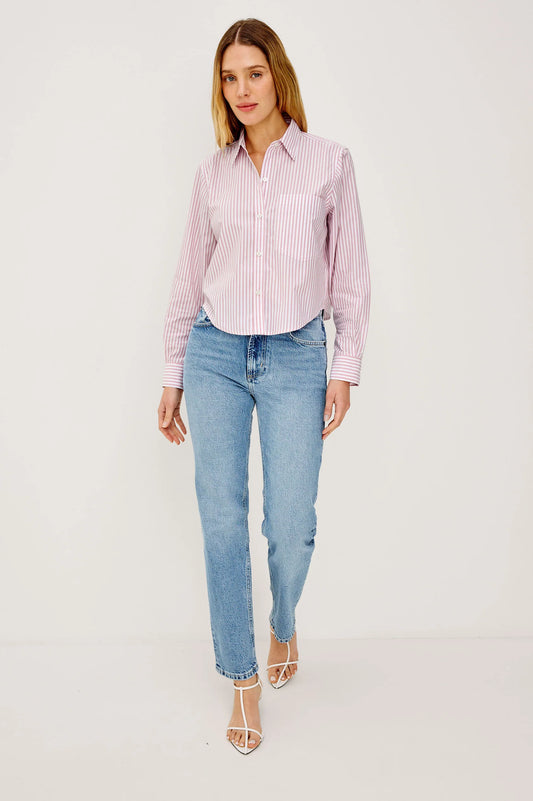 Ramy Shirt Mariner Rose Stripe