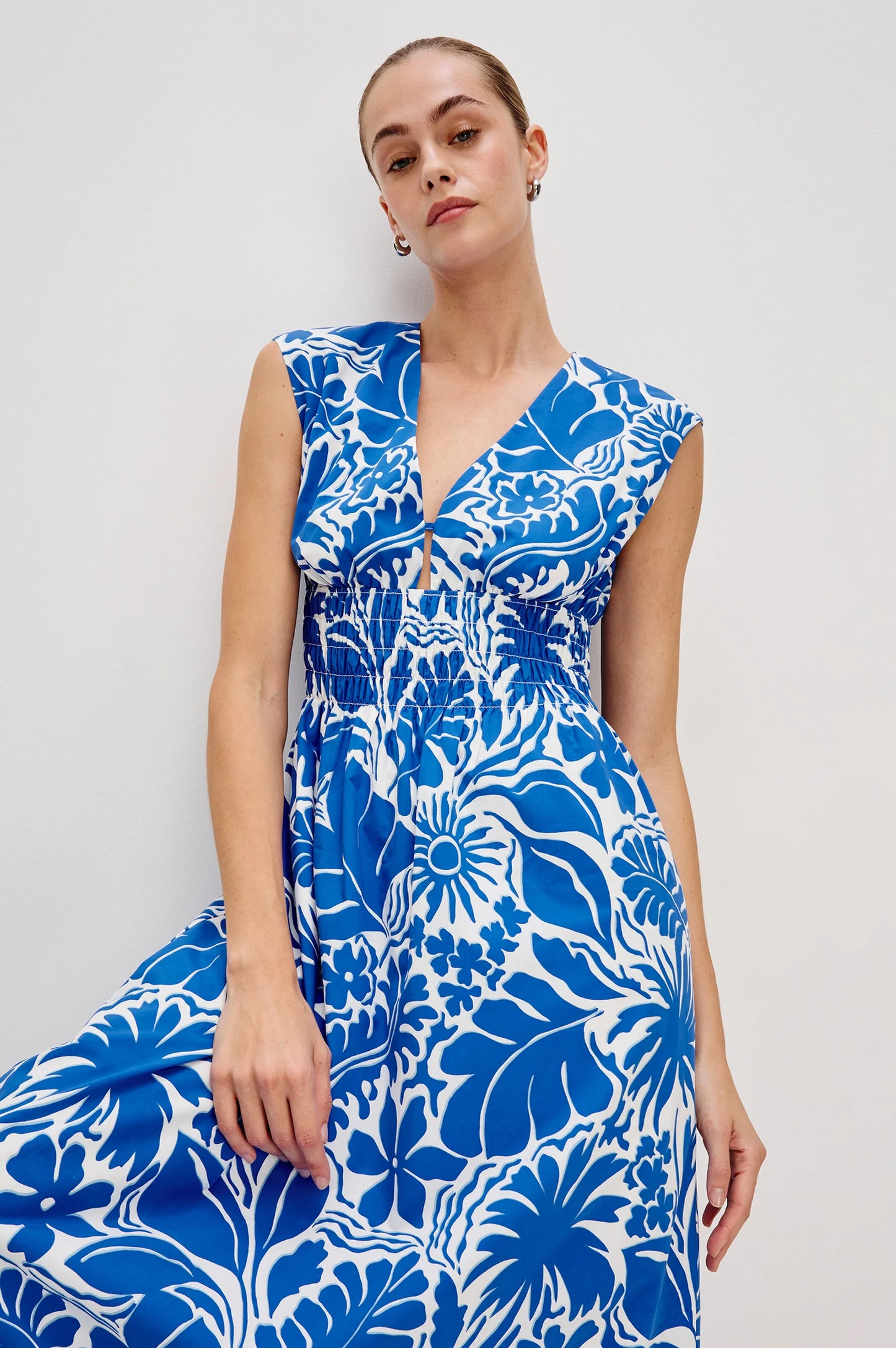 Roxanne Dress Blue Riviera