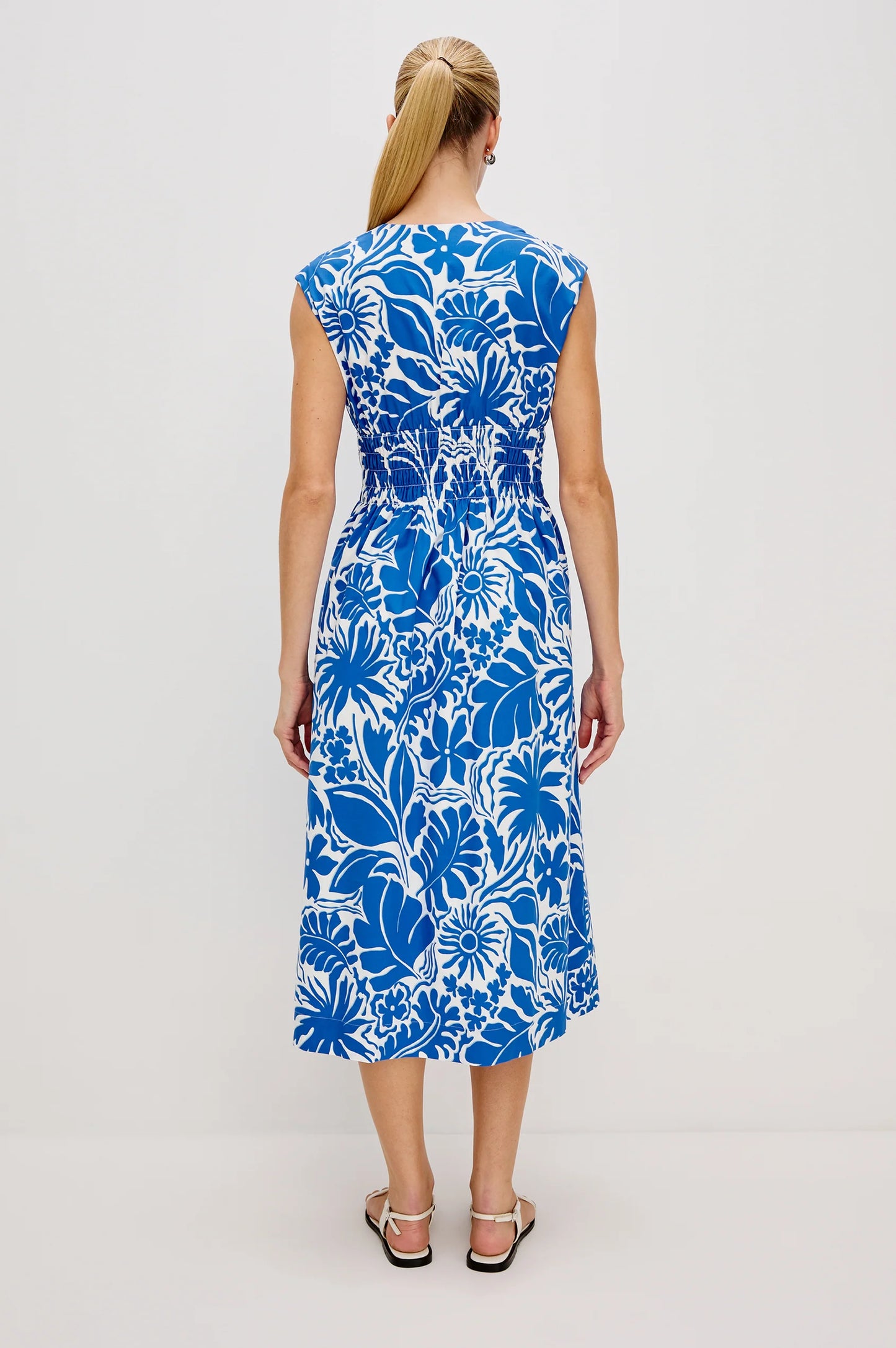 Roxanne Dress Blue Riviera