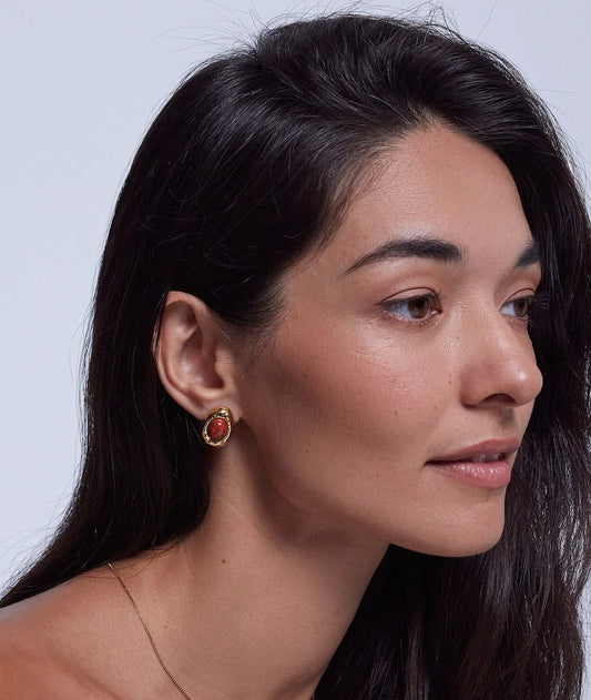 Cherry On Top Earrings Gold
