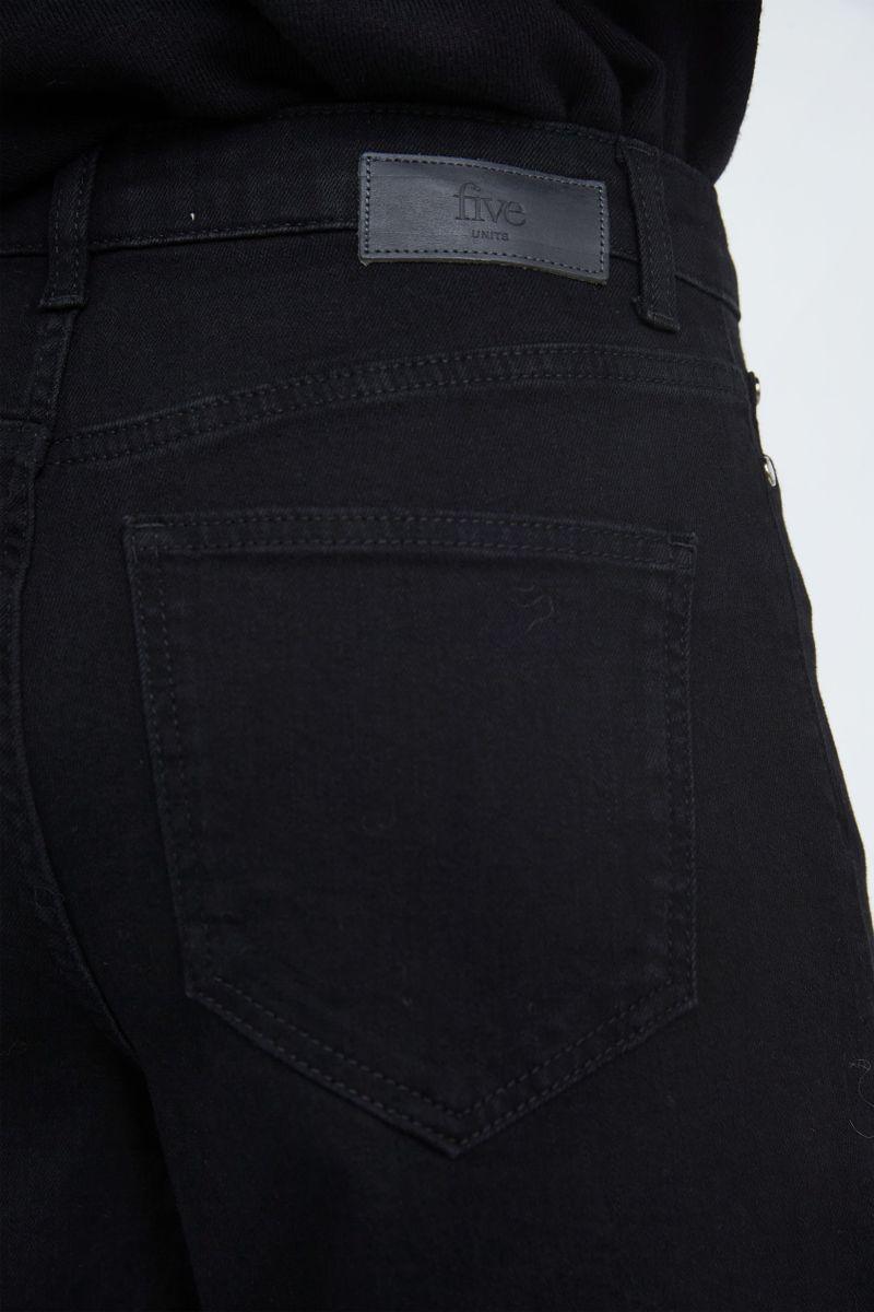 Abby Jeans Ankle Raw Black - No22 Damplassen