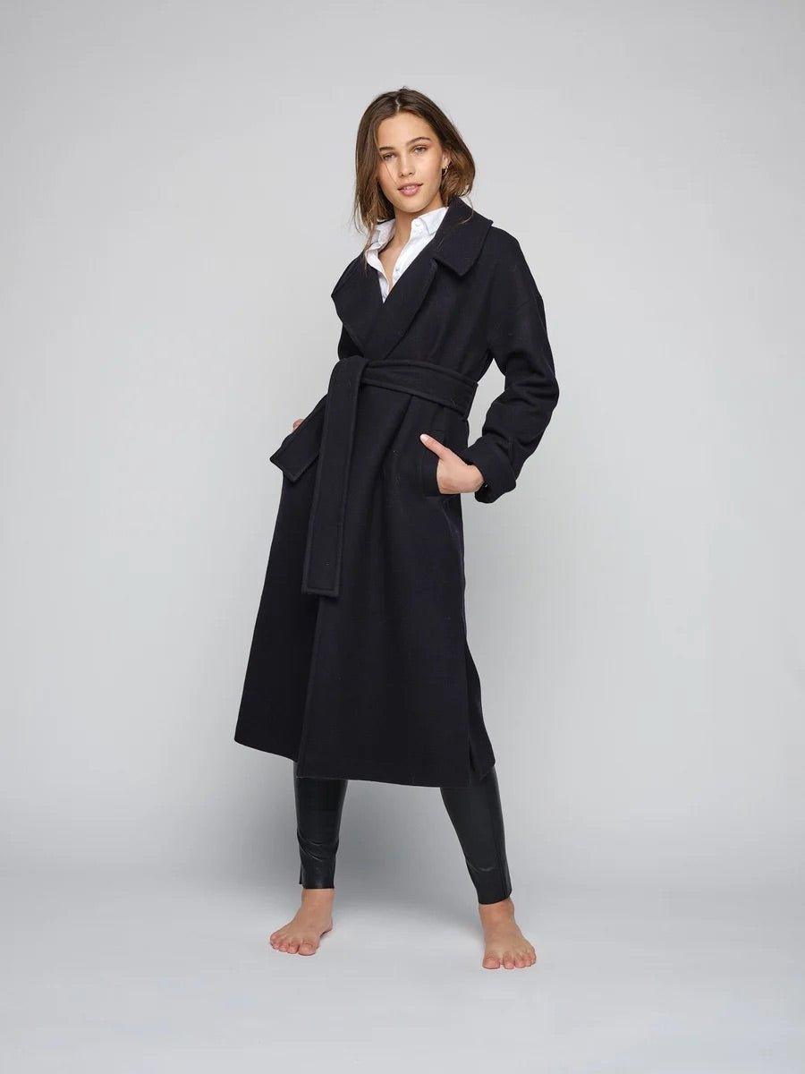Adele Coat Black - No22 Damplassen