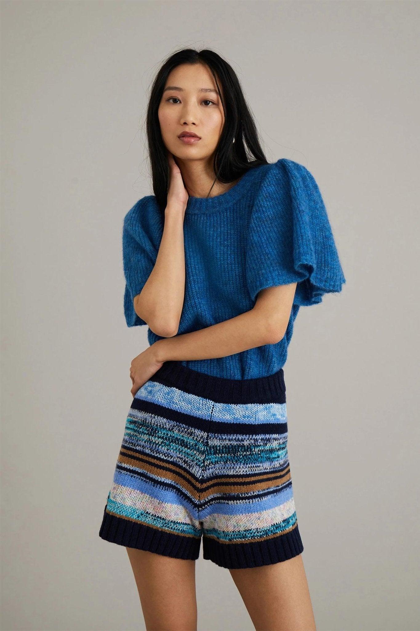 Munthe - Adyl Knit Turquoise - No22 Damplassen