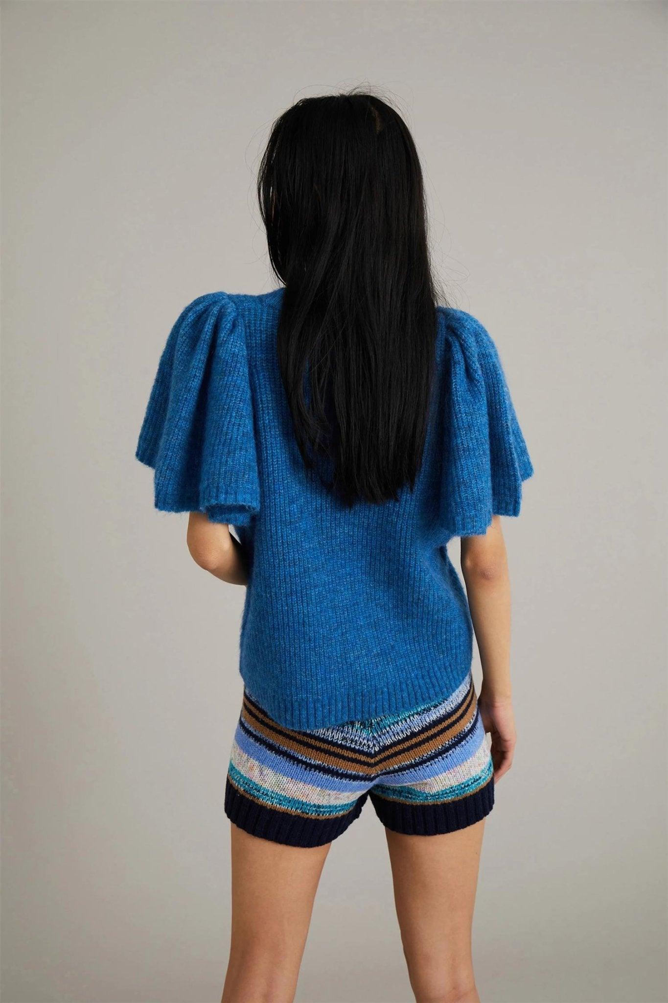 Munthe - Adyl Knit Turquoise - No22 Damplassen