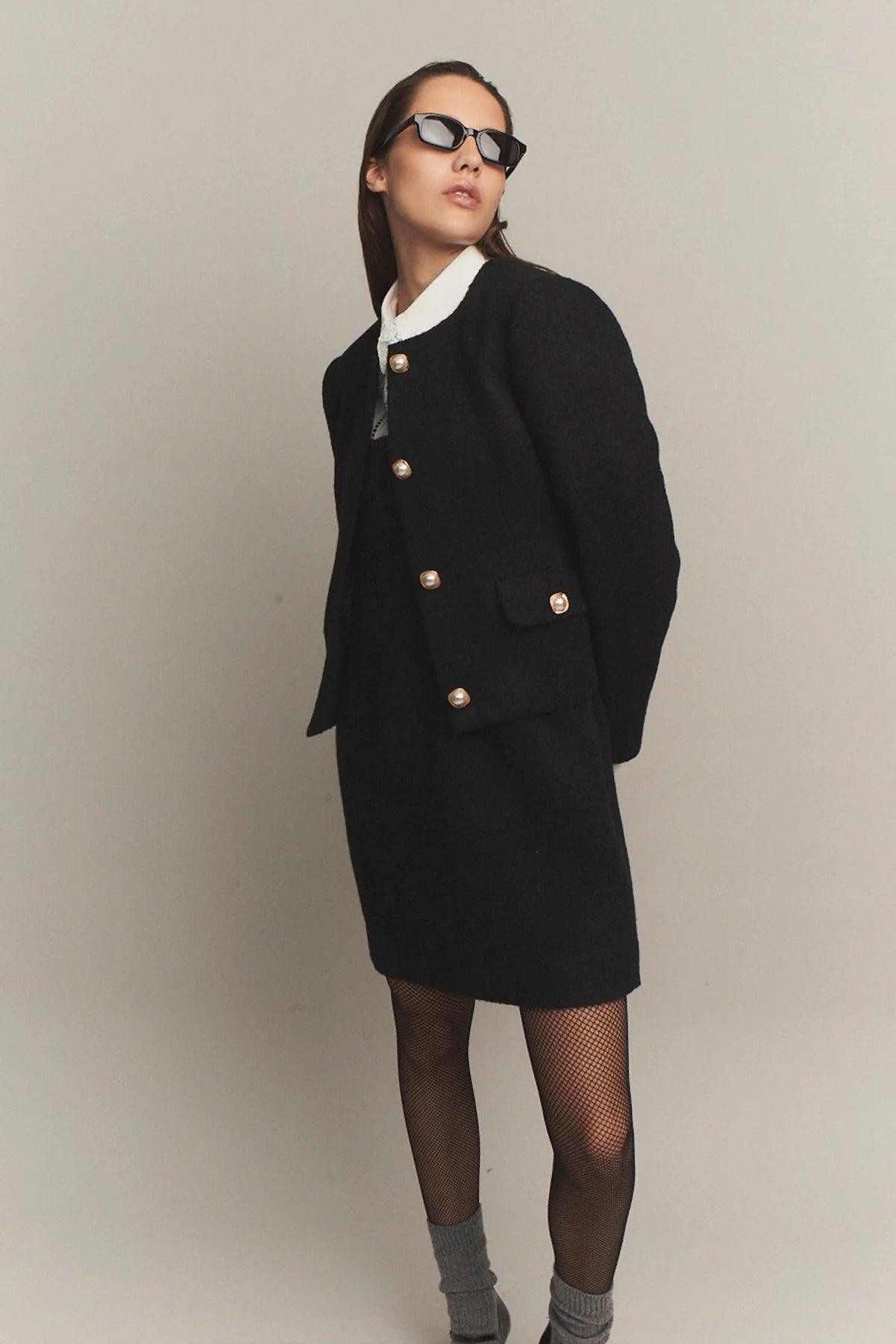 Alaska Pocket Jacket Black - No22 Damplassen