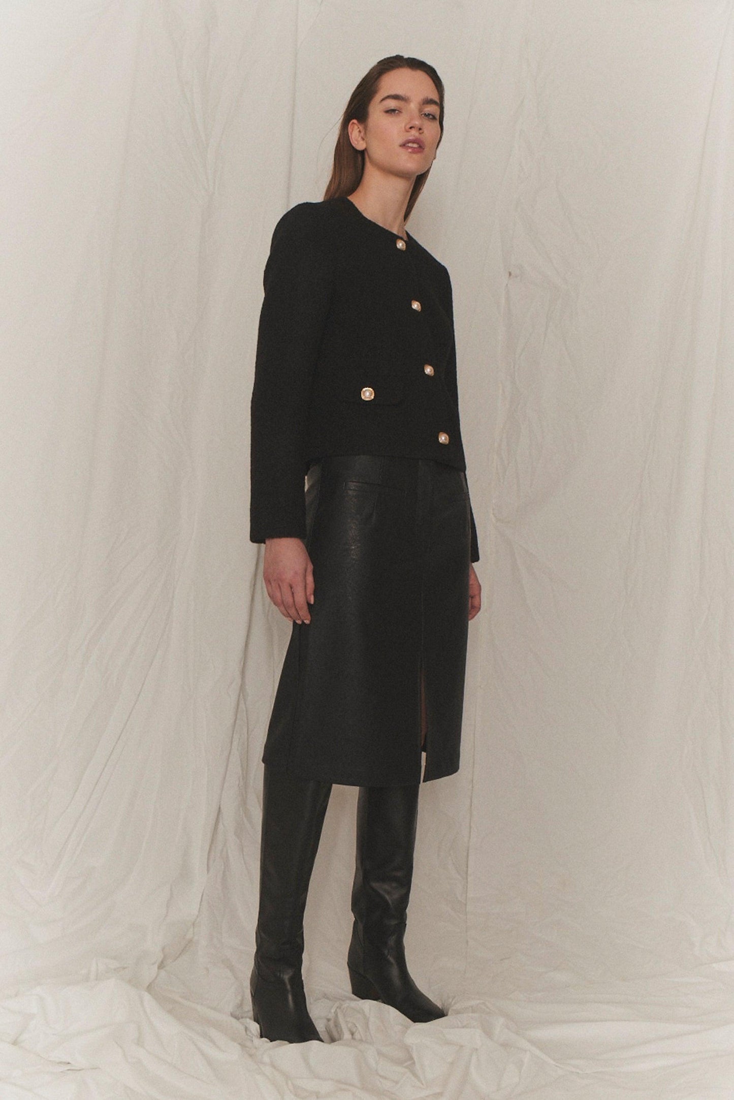 Alaska Pocket Jacket Black - No22 Damplassen