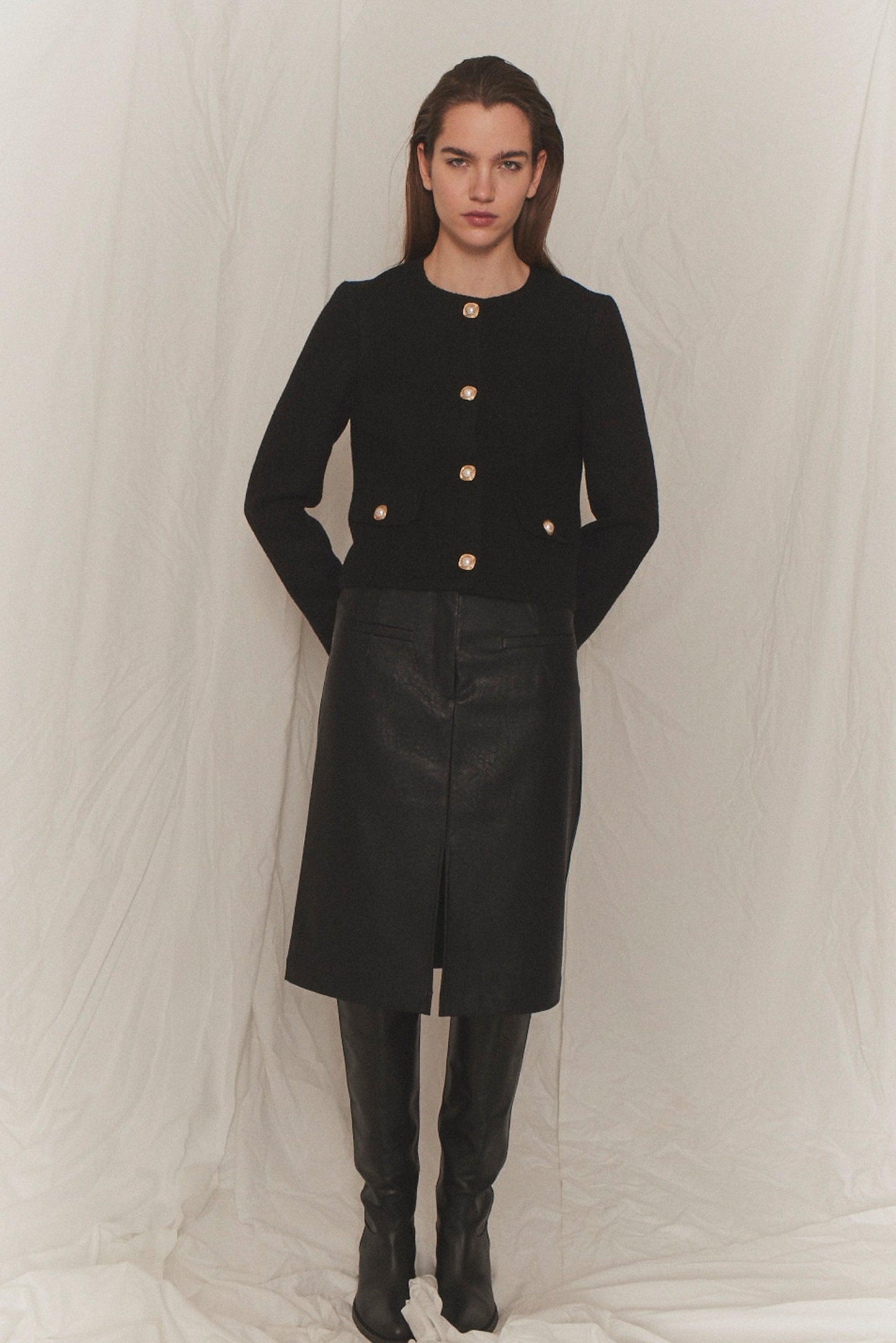 Alaska Pocket Jacket Black - No22 Damplassen