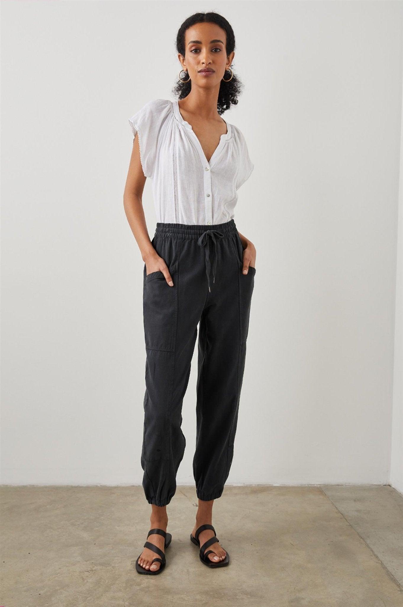 Rails - Alena Blouse White Lace Detail - No22 Damplassen