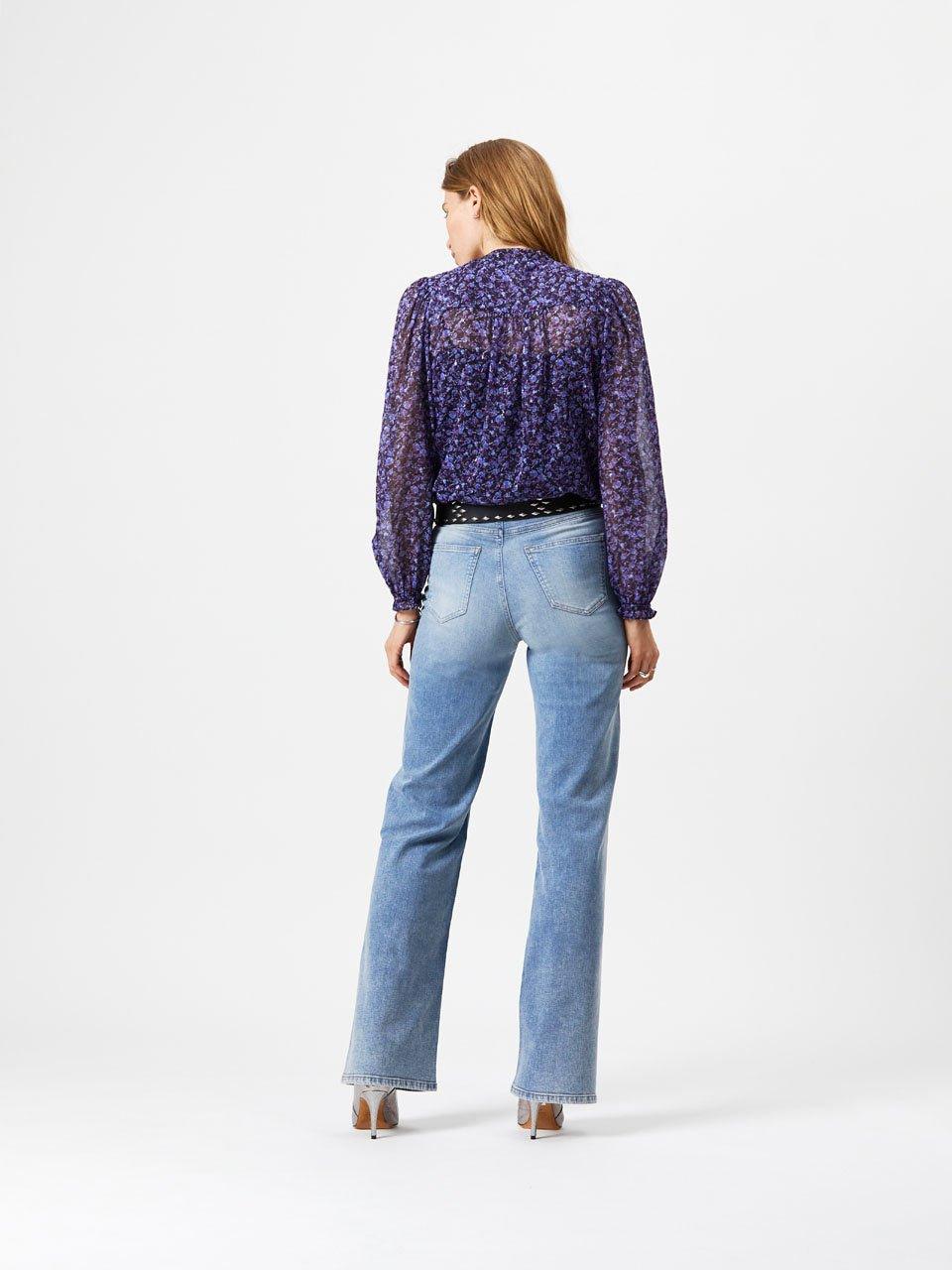 Alley Printed Top Multicolour - No22 Damplassen