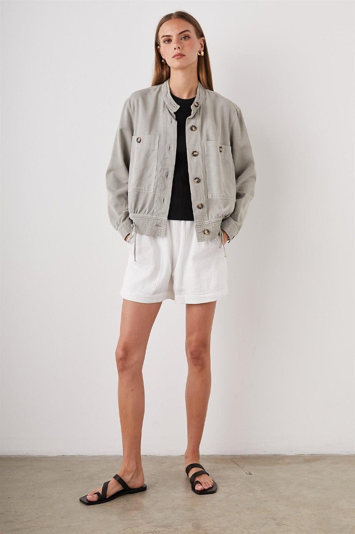 Alma Jacket Sage - No22 Damplassen