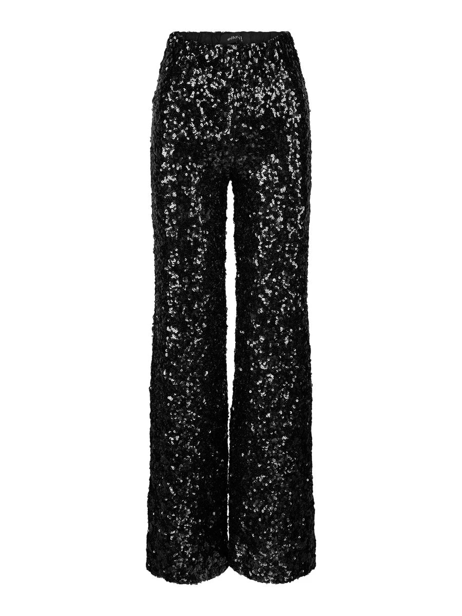 Amina Sequin Pants Black - No22 Damplassen