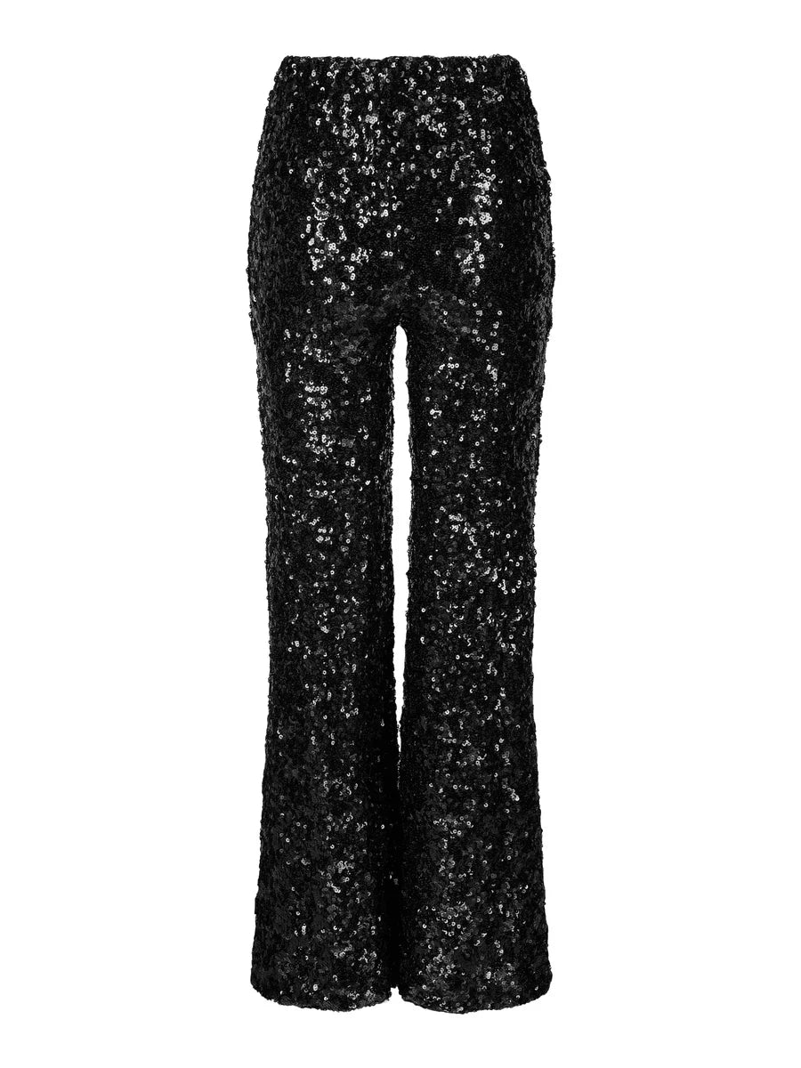 Amina Sequin Pants Black - No22 Damplassen