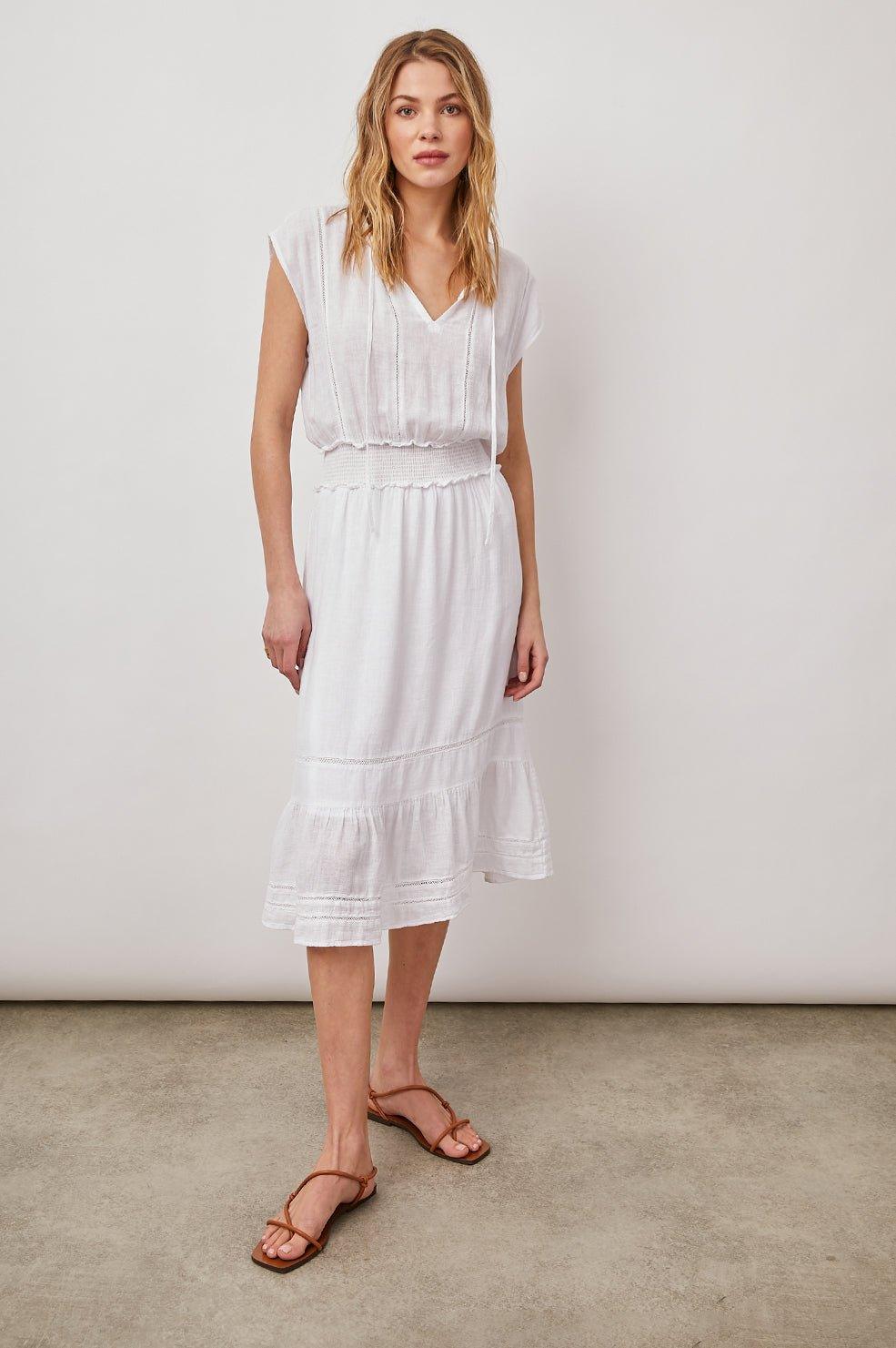 Rails - Ashlyn Dress White Lace Detail - No22 Damplassen