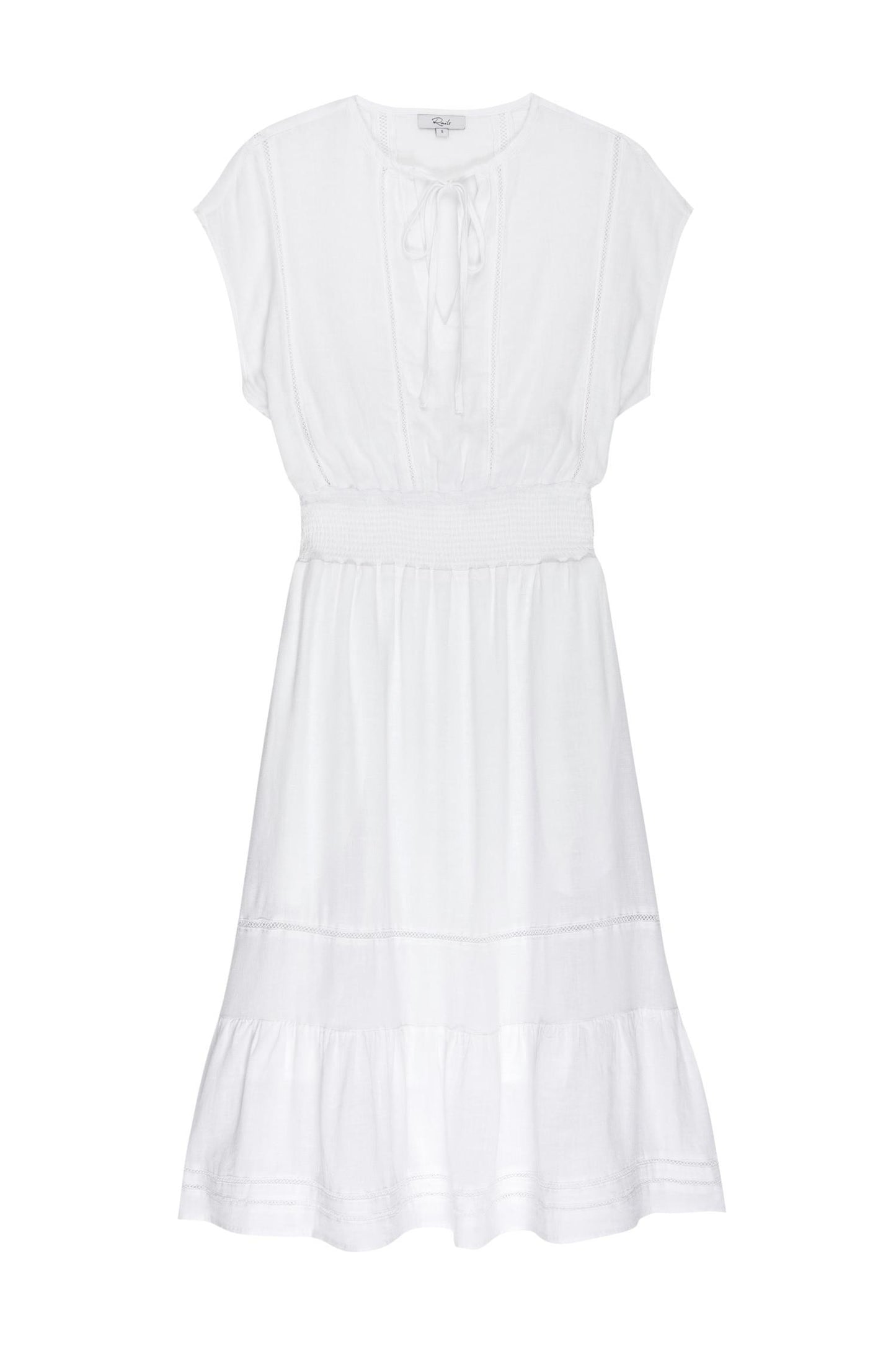Ashlyn Dress White Lace Detail - No22 Damplassen