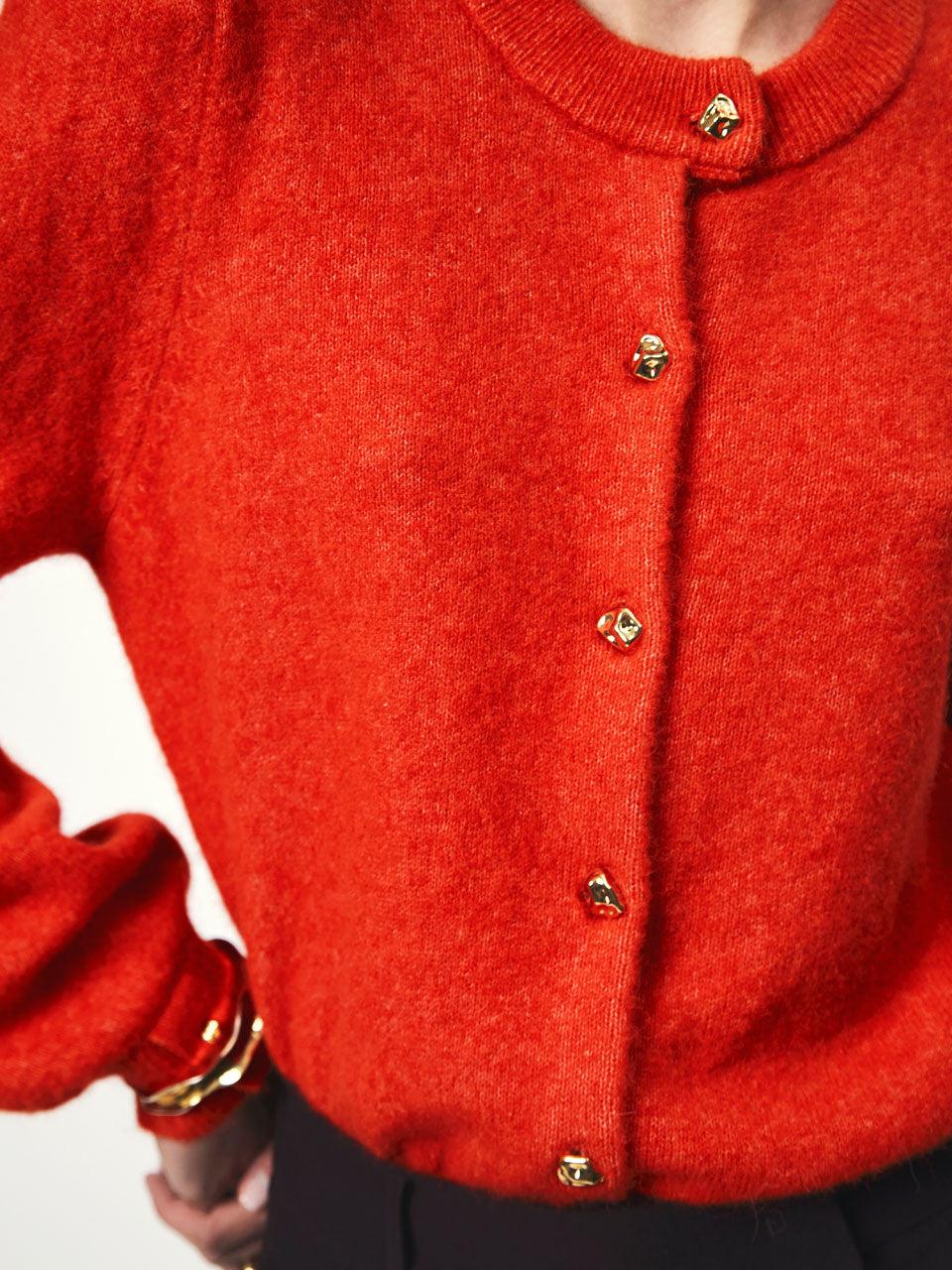 Attica Cardigan Amber Orange - No22 Damplassen