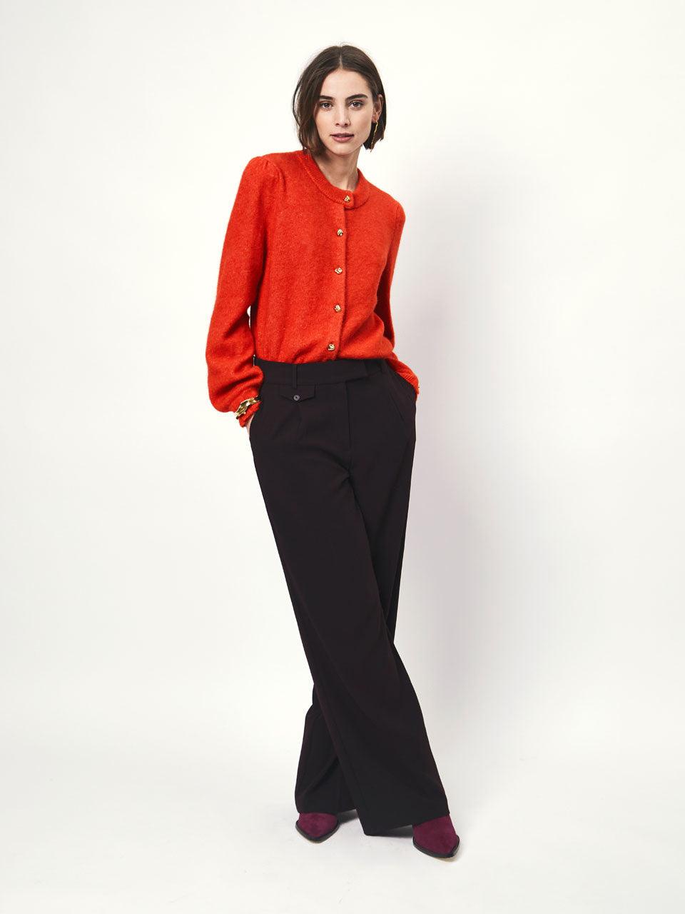 Attica Cardigan Amber Orange - No22 Damplassen