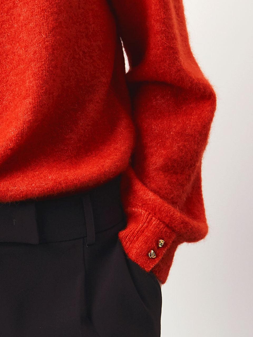 Attica Cardigan Amber Orange - No22 Damplassen
