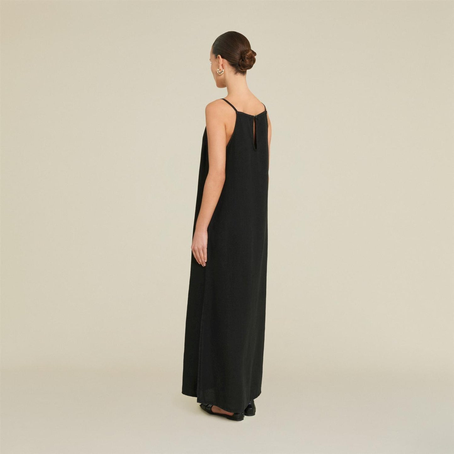 Aura Slip Dress Black - No22 Damplassen