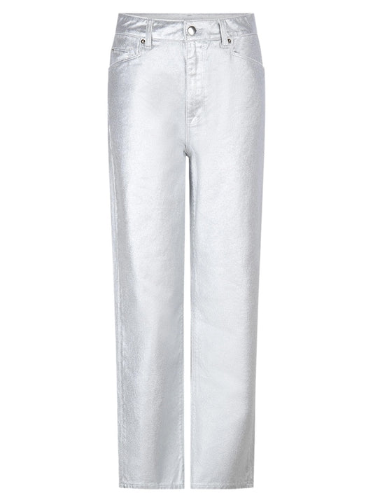 Axelle Straight Jeans Silver - No22 Damplassen