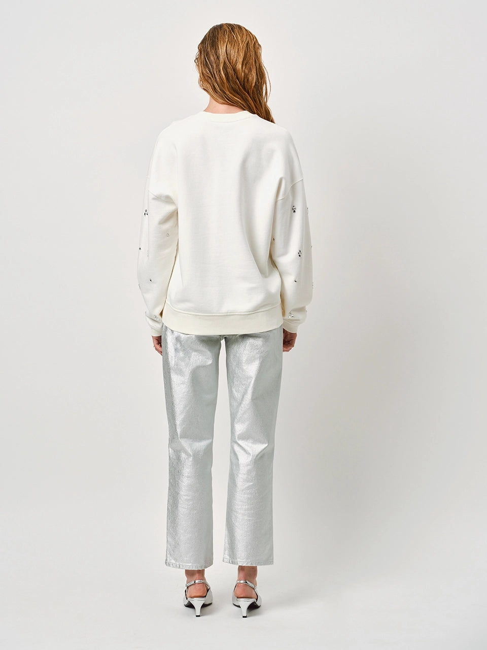 Axelle Straight Jeans Silver - No22 Damplassen