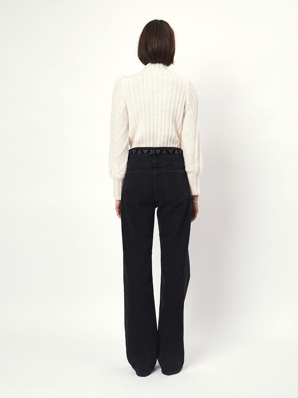 Azalee Turtleneck Sweater Butter Cream - No22 Damplassen