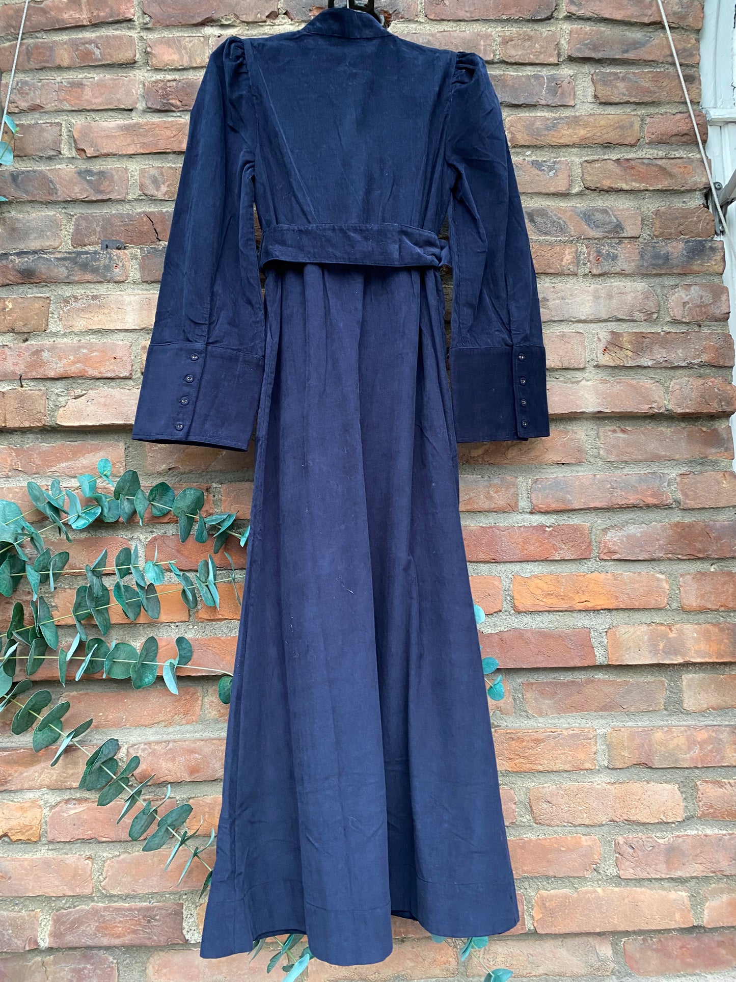 Baby Cord Belt Dress Navy - No22 Damplassen