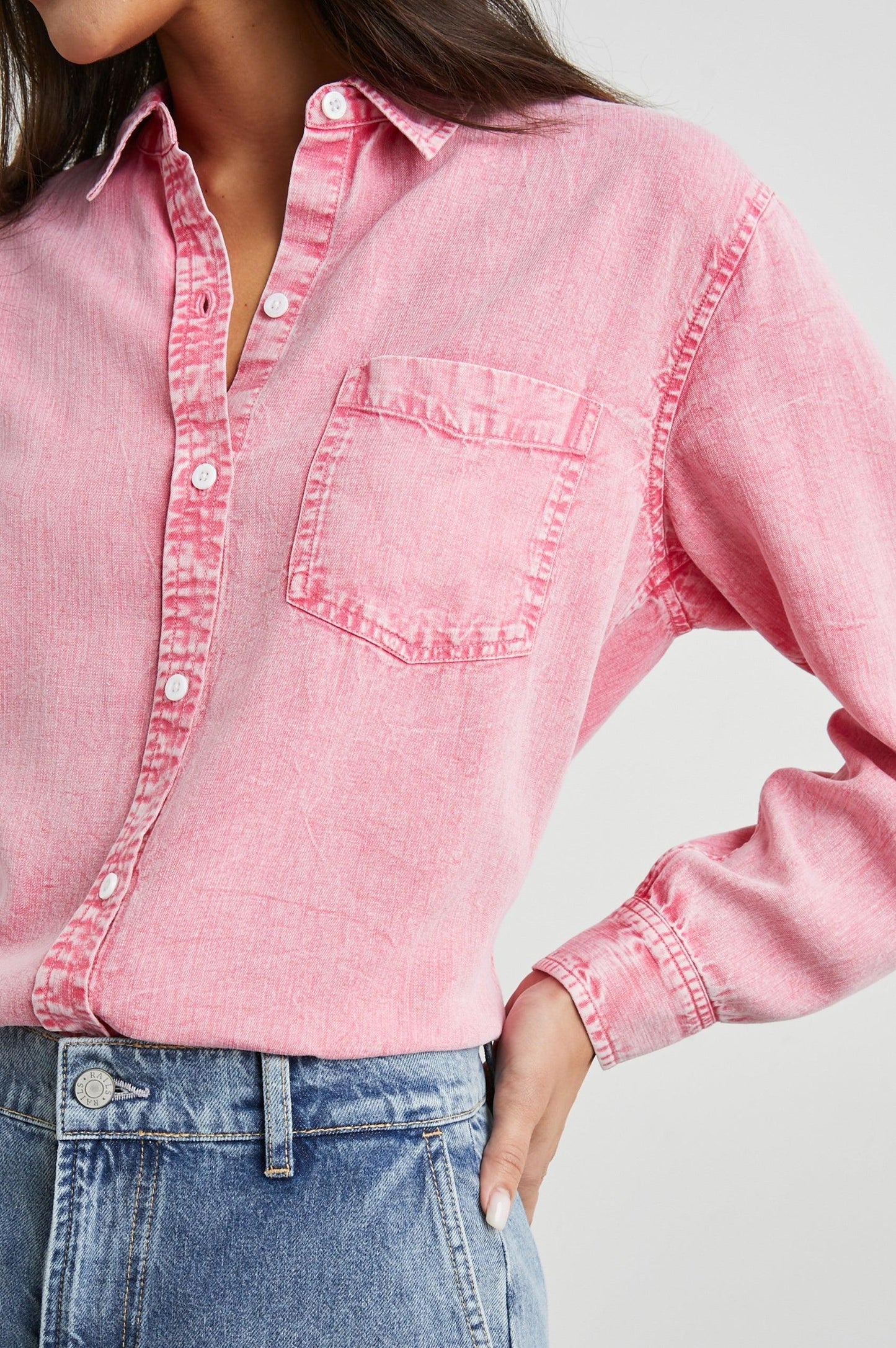 Barrett Shirt Vivid Pink - No22 Damplassen
