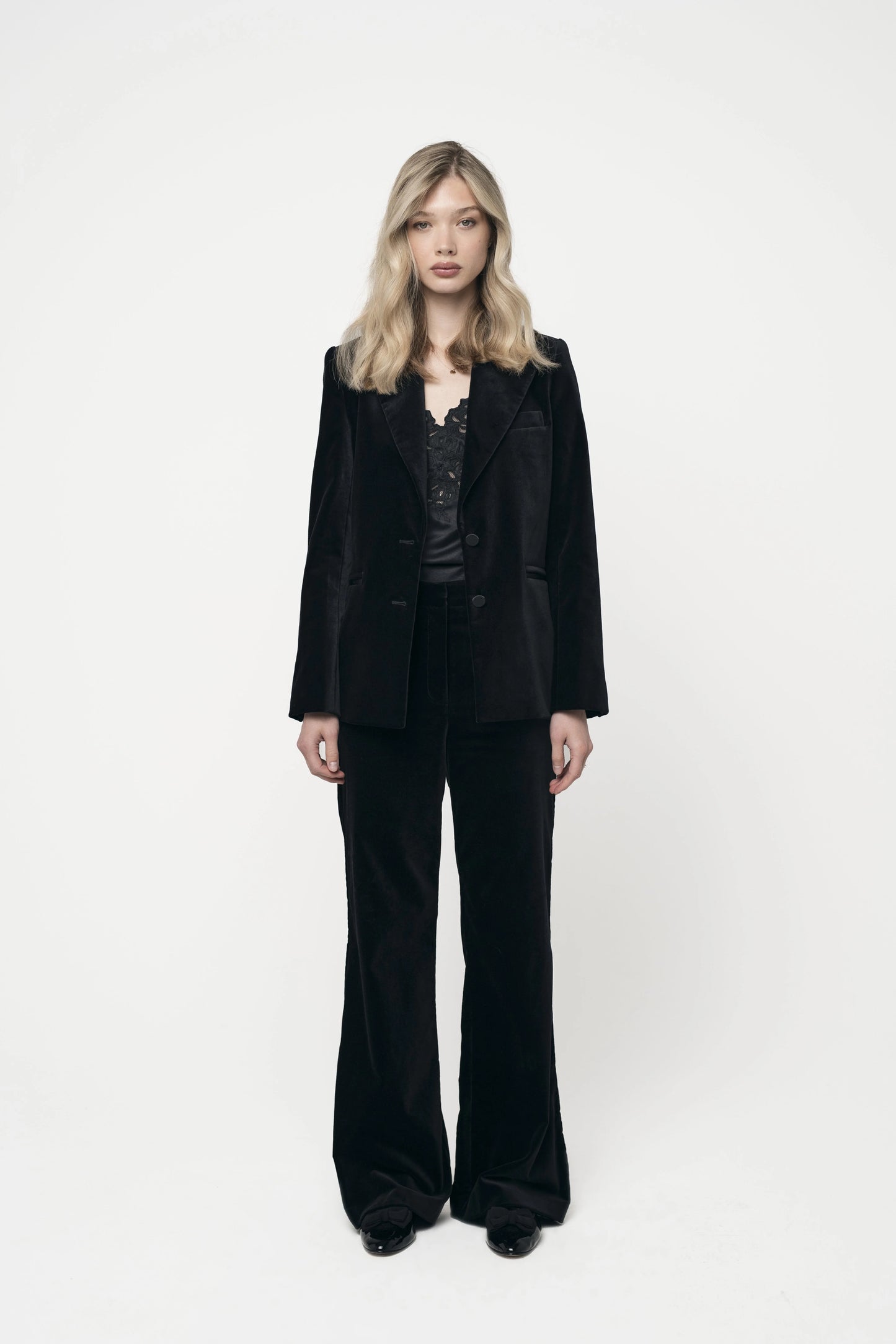 Beau Velvet Jacket Black