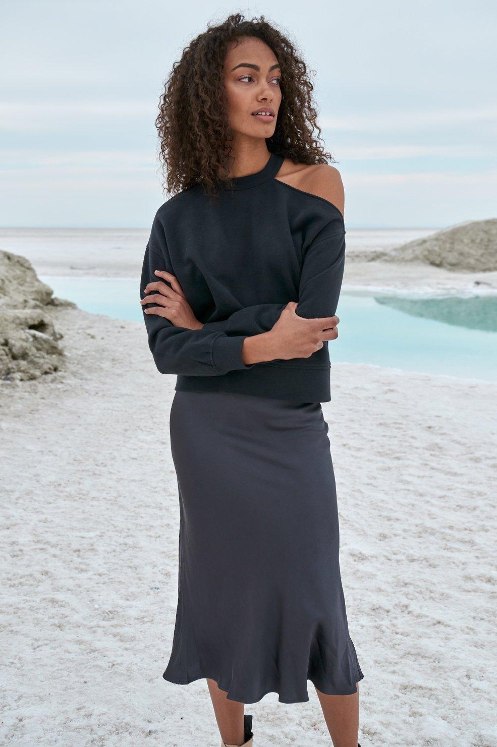 Rails - Berlin Skirt Slate - No22 Damplassen