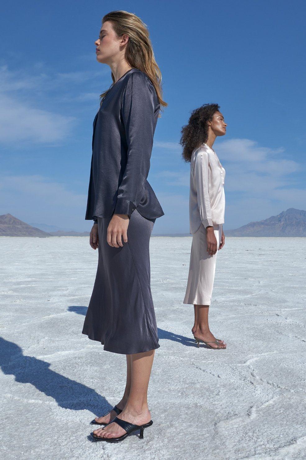 Rails - Berlin Skirt Slate - No22 Damplassen