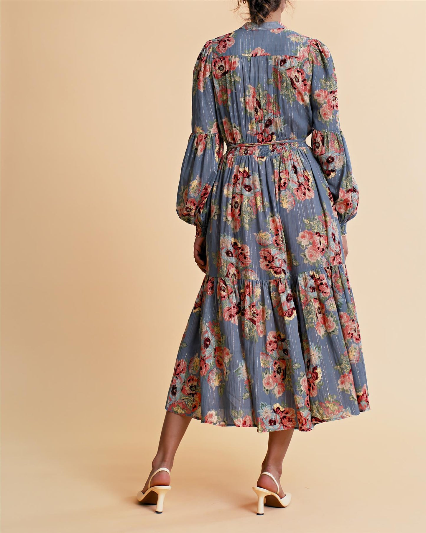 Bohemian Midi Dress Vintage Bouquet - No22 Damplassen