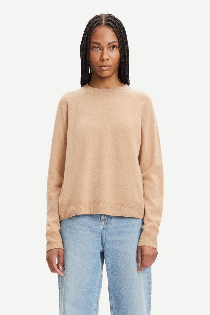 SAMSØE SAMSØE - Boston O-Neck Khaki - No22 Damplassen