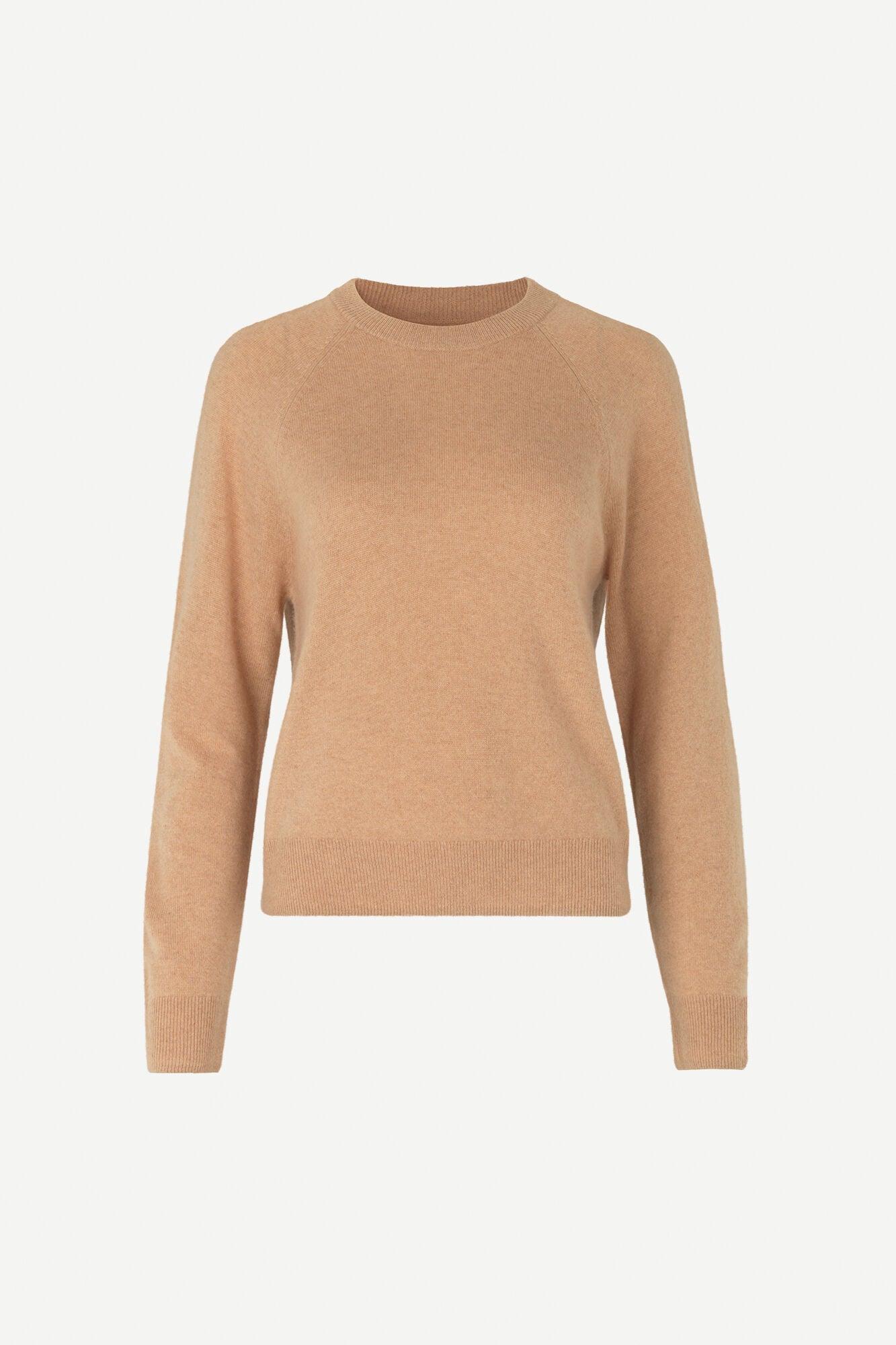 SAMSØE SAMSØE - Boston O-Neck Khaki - No22 Damplassen