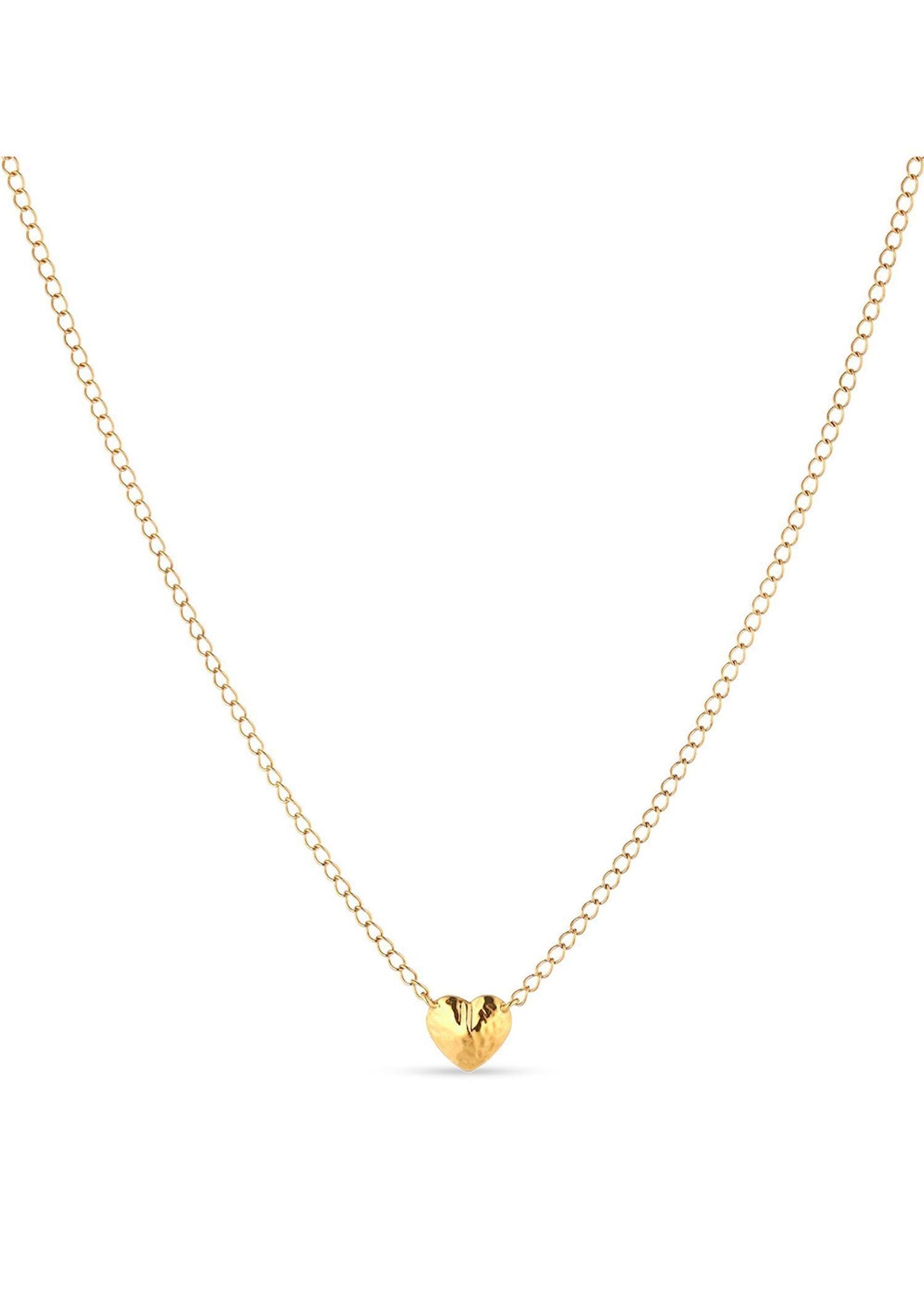 Bruised Heart Necklace Gold - No22 Damplassen