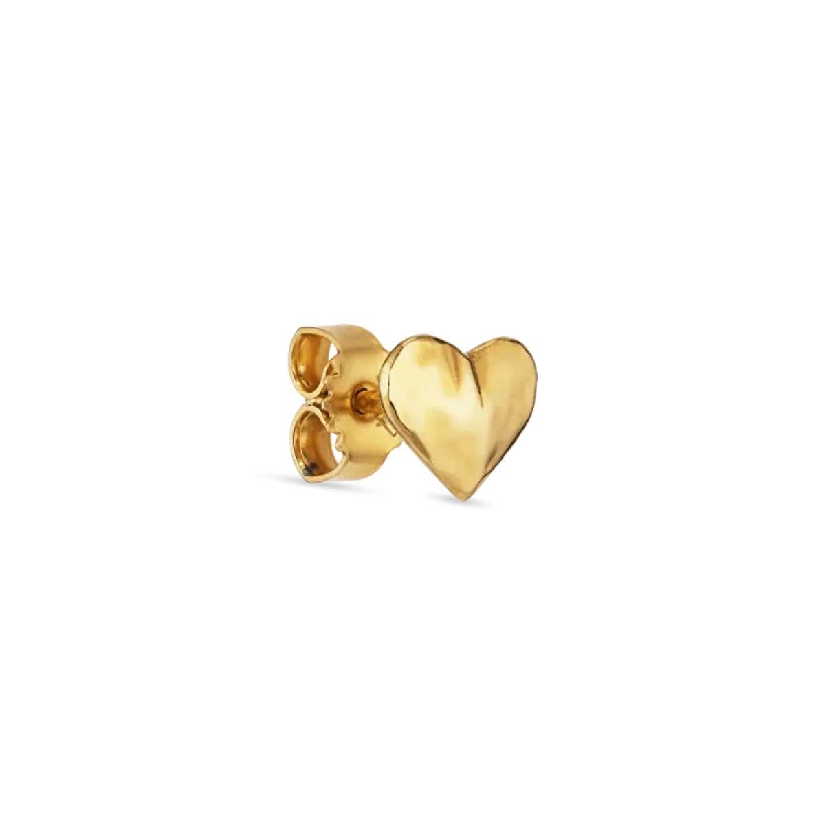 Bruised Heart Stud Gold - No22 Damplassen