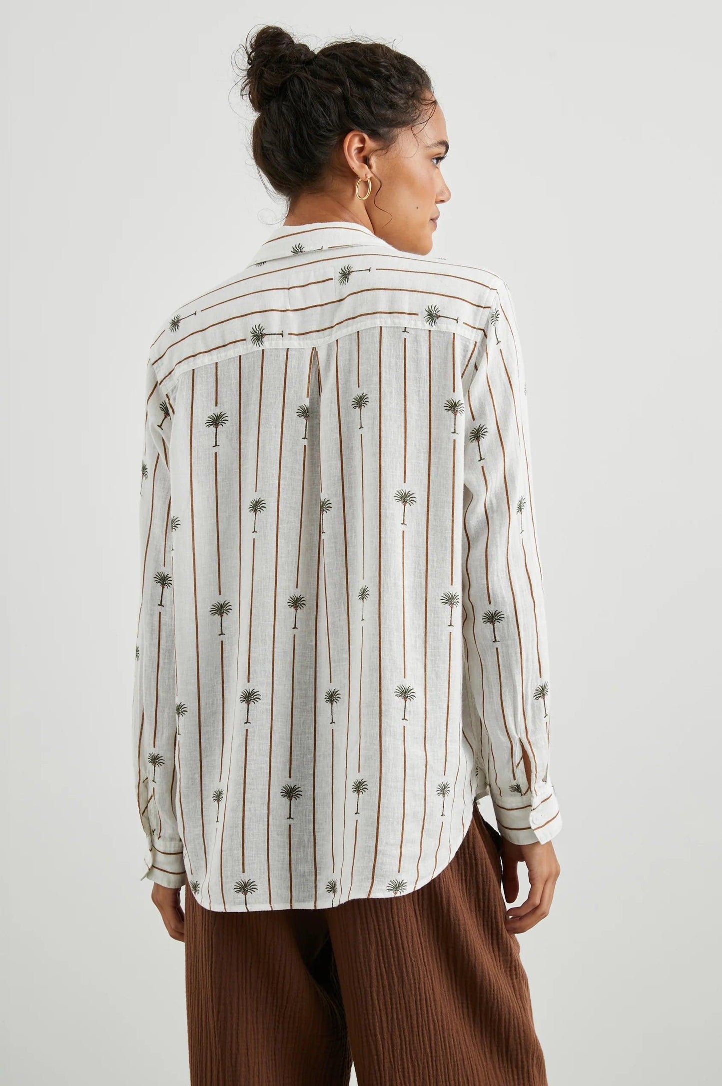 Charli Shirt Stripe Palms - No22 Damplassen