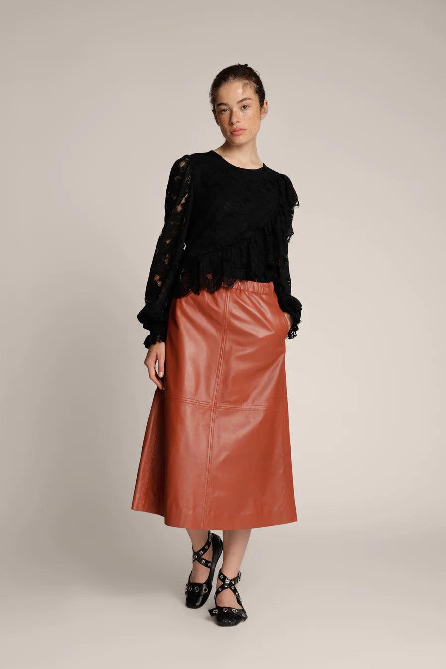 Charm Skirt Rust - No22 Damplassen